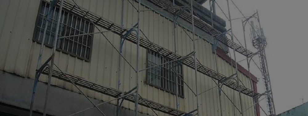 台南系統鷹架搭建實景