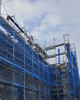 台南鷹架工程公司進行安全檢查