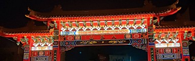 彰化廟宇彩繪工程實景，細節精緻