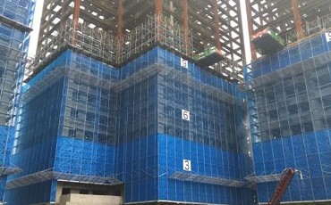 台南六甲施工架搭建實景